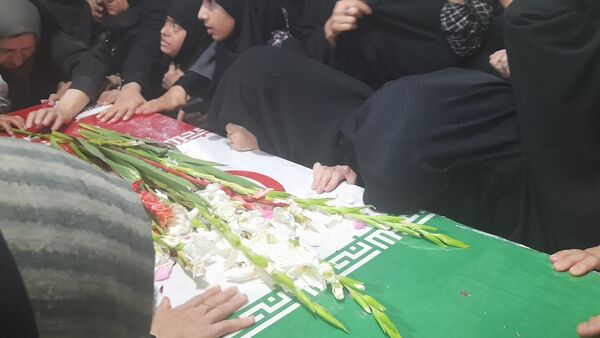 شهید گمنام مهمان محله الهیه شد
