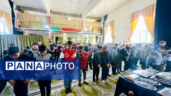 مراسم شهادت حضرت زهرا (س) در مدرسه معلم آشخانه 