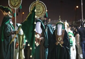 اجرای آیین سنتی شبیه‌خوانی در شهر بُستان