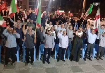 حضور حماسی مردم کوهنانی در اجتماعات شبانه