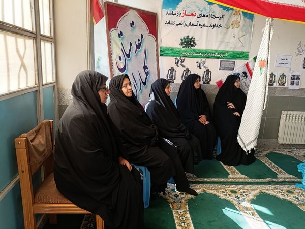 مراسم هفته مقدس در مدرسه فاطمیه خلیل آباد