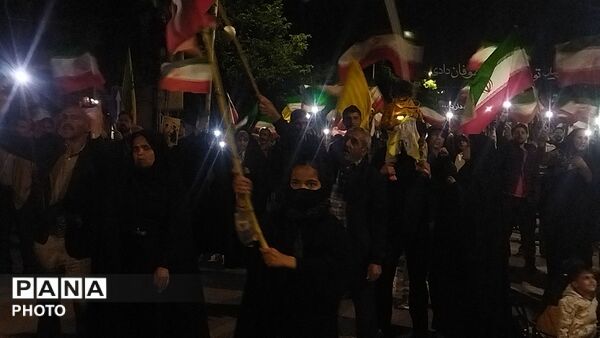  نیشابور در میدان خونخواهی ،شبی دیگر از حماسه آفرینی مردمی نیشابور در قاب پانا 