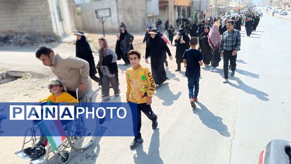 پیاده‌روی جاماندگان اربعین حسینی در یاسوج