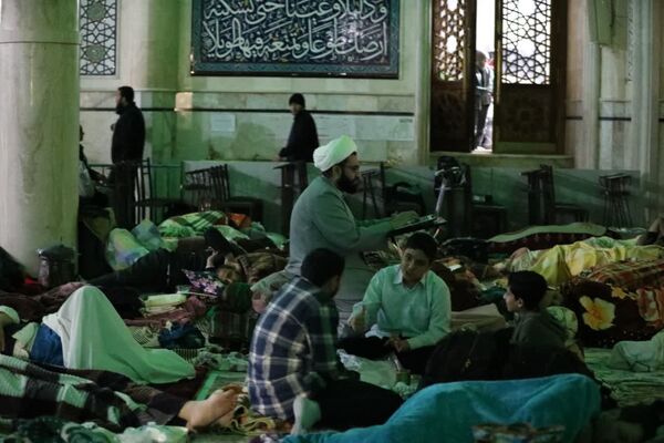 مراسم اعتکاف دانش آموزی در مسجد اعظم و مصلای قدس قم