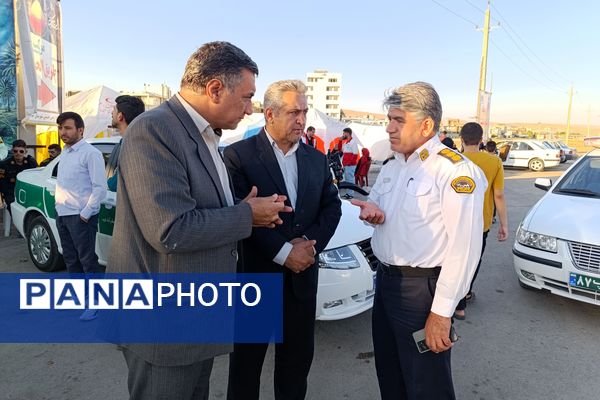 بازید مسئولان از موکب دانش‌آموزی طریق القصی