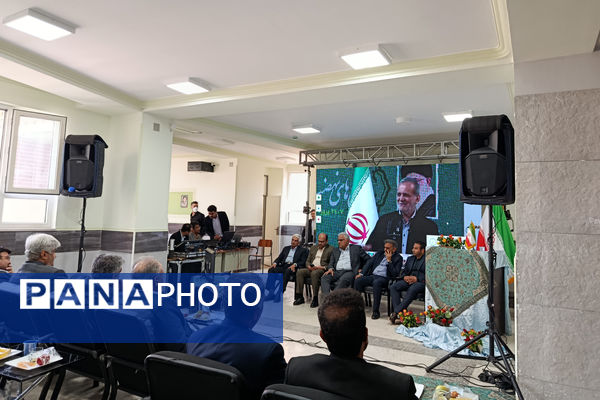 آیین بهره‌برداری از فضای آموزشی با مشارکت مردم در شیراز