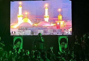 مراسم شب تاسوعا حسینی در هیئت محبان ابولفضل نیشابور 