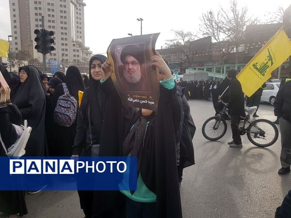 تشییع نمادین شهدای مقاومت درمشهد