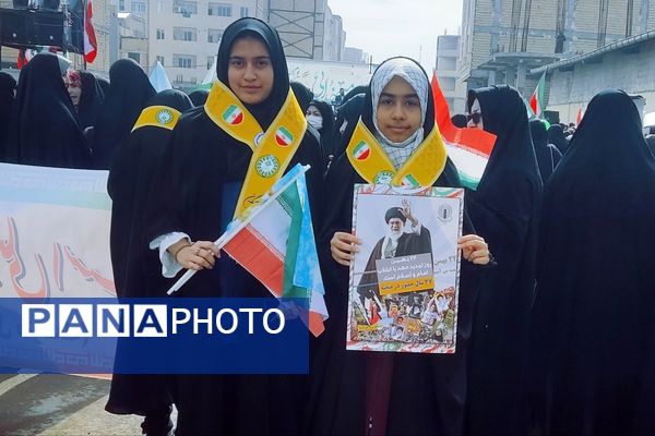 تجلی وحدت ملی در راهپیمایی ۲۲بهمن نصیرشهر 