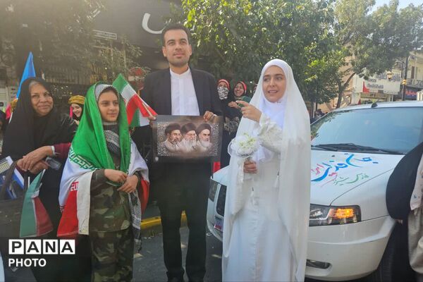 راهپیمایی جان‌فدایان ایران در شیراز - 2