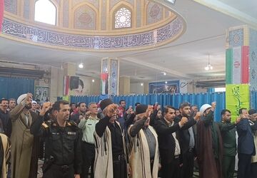 شعار مرگ بر اسرائیل بر زبان مردم کوهرنگ جاری شد