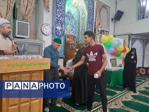 برگزاری جشن میلاد امام رضا(ع) در مسجد صاحب الزمان آشخانه 