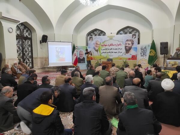 یادواره سردار شهید علیرضا عاصمی و سردار شهید قاسم سلیمانی در زیارتگاه شهید آیت الله سید حسن مدرس