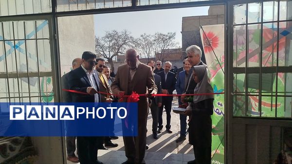آیین افتتاح پایگاه نهضت سواد آموزی در دبستان شهید نجفی فدافن
