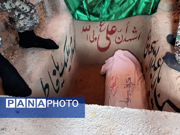 تشییع پیکر پاک شهید گمنام پدافندهوایی در بهبهان