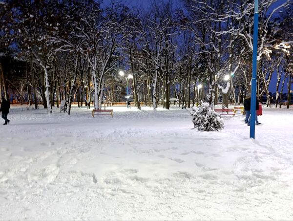 لباس زیبای برفی بر تَن اهر