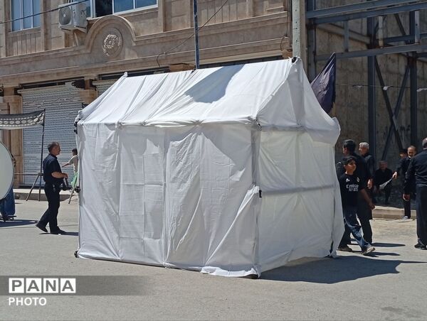 طنین فریاد «یا حسین» در نظرآباد 