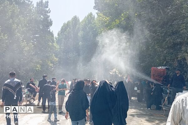 از بابامحمود تا باباپیراحمد؛ میعادگاه جاماندگان اربعین در شهرستان بن