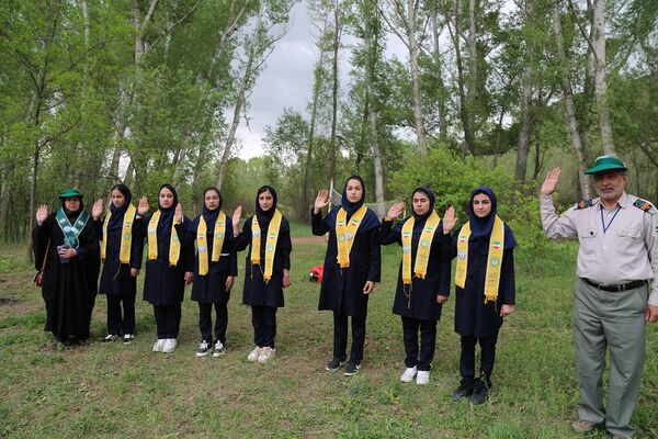 پیش اردوی ملی پیشتازان ویژه دختران در استان اردبیل