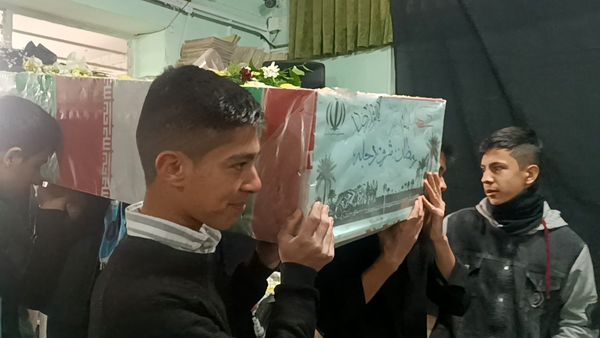 مراسم استقبال از شهید گمنام در دبیرستان شاهد ابوذر غفاری نیشابور 