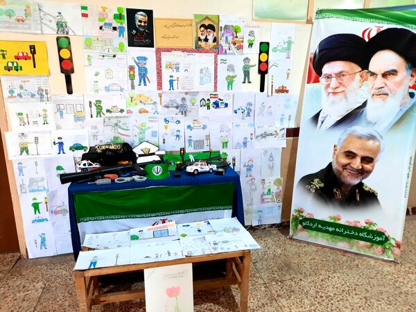 نمایشگاه‌هایی برای قدردانی از غیور مردان در مدارس مرند