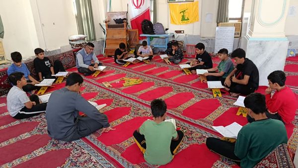 اعتکاف در مسجد حضرت‌‌‌ابوالفضل(ع) محله مارم باغ شهر فین  