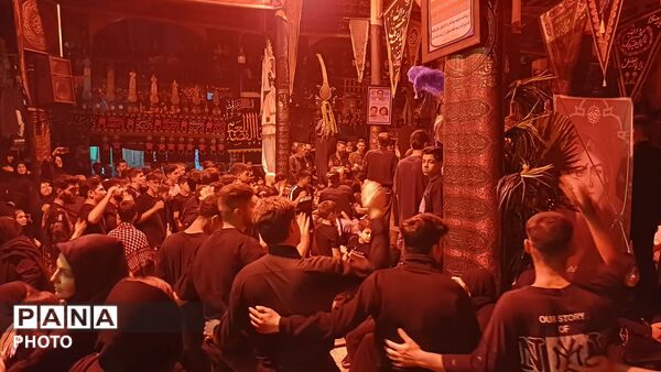 مراسم یادبود حضرت قاسم بن الحسن (ع) در تکیه ششناو شهرستان تفرش 