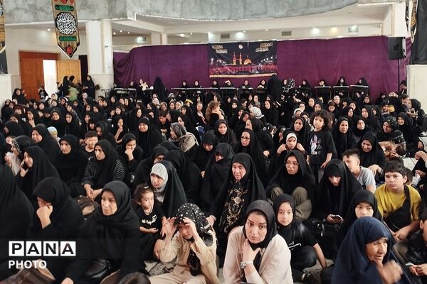 مراسم شهادت حضرت رقیه (س) در حسینیه حضرت ابوالفضل بهارستان دو