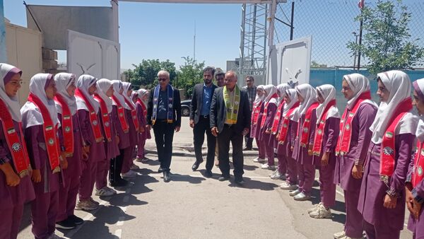 بازدید تشکیلاتی سازمان دانش‌آموزی از مدارس دخترانه شاهد و بنت‌الهدی سرآبتاوه