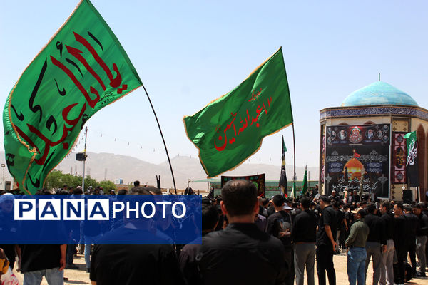 عزاداری تاسوعای حسینی در شهر درق 