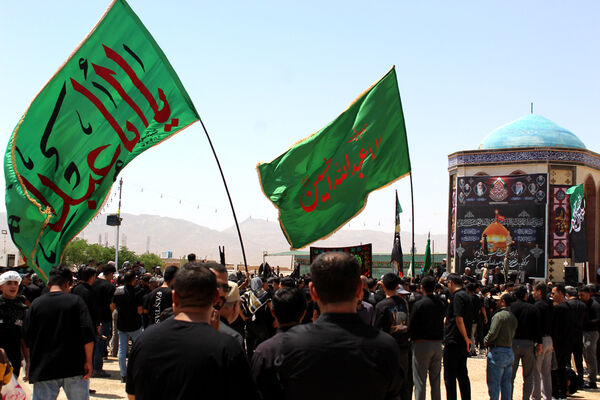 عزاداری تاسوعای حسینی در شهر درق 