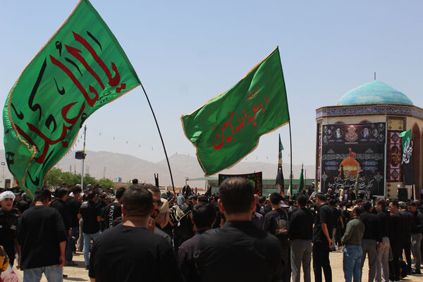 عزاداری تاسوعای حسینی در شهر درق 