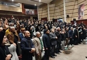 مراسم احیا و عزاداری شب اول قدر در فرهنگسرای سیمرغ نیشابور 