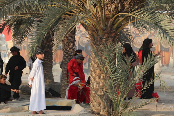 بازآفرینی نوجوان کربلا زیر آسمان لامرد