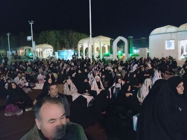 مراسم شب احیای بیست و سوم در امامزاده سیدمرتضی کاشمر