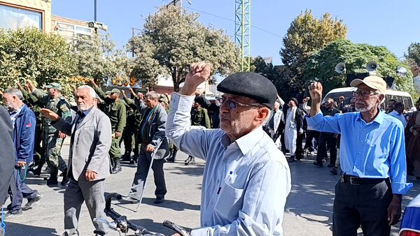 راهپیمایی بشارت نصر در نیشابور 