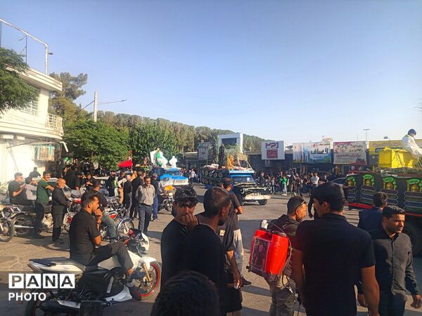 ورود باشکوه کاروان بنی اسد (ع) و نخل بزرگ فدافن به میعاد گاه عاشقان 