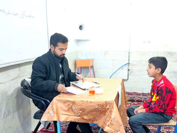 آغاز مرحله آموزشگاهی مسابقات قرآن و عترت در دبستان شهید پسندیده فدافن 