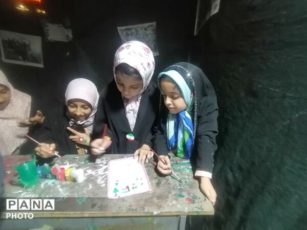 حضور دانش آموزان در موکب سازمان دانش آموزی در یکصد و ششمین شب تجمعات