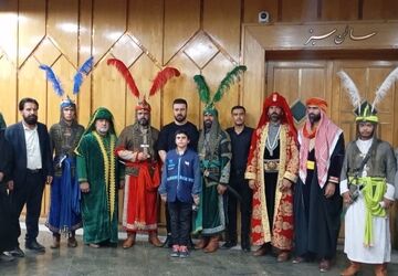 مراسم تعزیه‌خوانی در سوگواره ملی استان فارس
