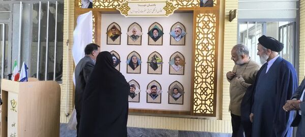 افتتاح یادمان شهدای کانون حضرت زینب (س)