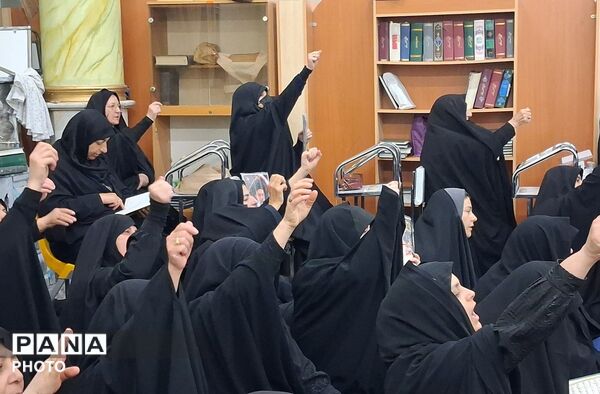 عزاداری شهادت رهبر انقلاب ویژه دانش آموزان کاشمری