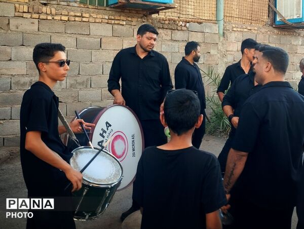 شهداد غرق در شور حسینی