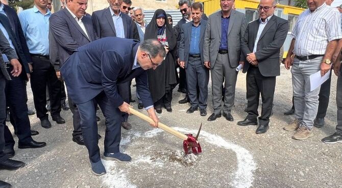 ‌کلنگ‌زنی ‌مجتمع «ایثار» ‌ایلام از سوی رئیس بنیاد شهید