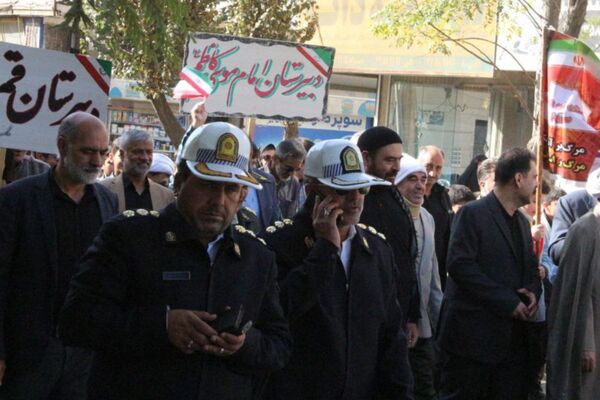 فریاد استکبارستیزی در قیامدشت طنین‌انداز شد