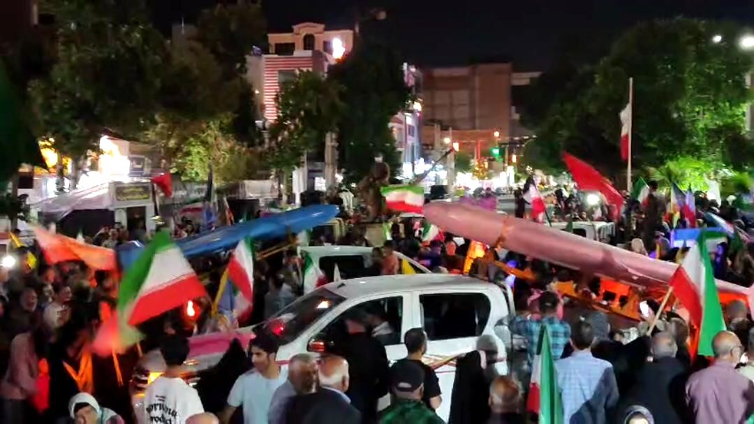 نمایش پهپاد شاهد ۱۳۶ در ساوجبلاغ