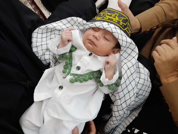 برگزاری مراسم شیرخوارگان حسینی در خلیل آباد