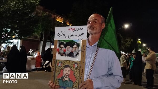 هشتاد و پنجمین شب از شب های مقاومت نیشابور در قاب پانا 