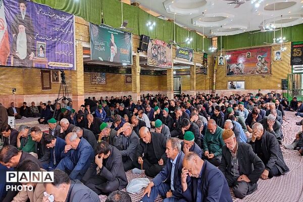 مراسم عزاداری شهادت امام جعفر صادق علیه السلام در حسینیه شهربار