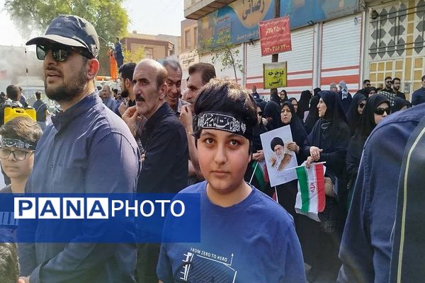 تشییع تاریخی سردارِ رشید در دزفول